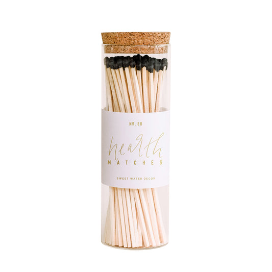 Black Tip Hearth Matches - 80 Count, 7"