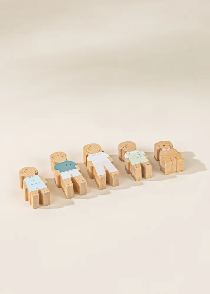 Wooden Dollhouse Characters
